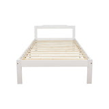 Vietri Single Bed Frame, Natural