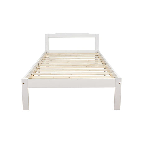 Vietri Single Bed Frame, Natural