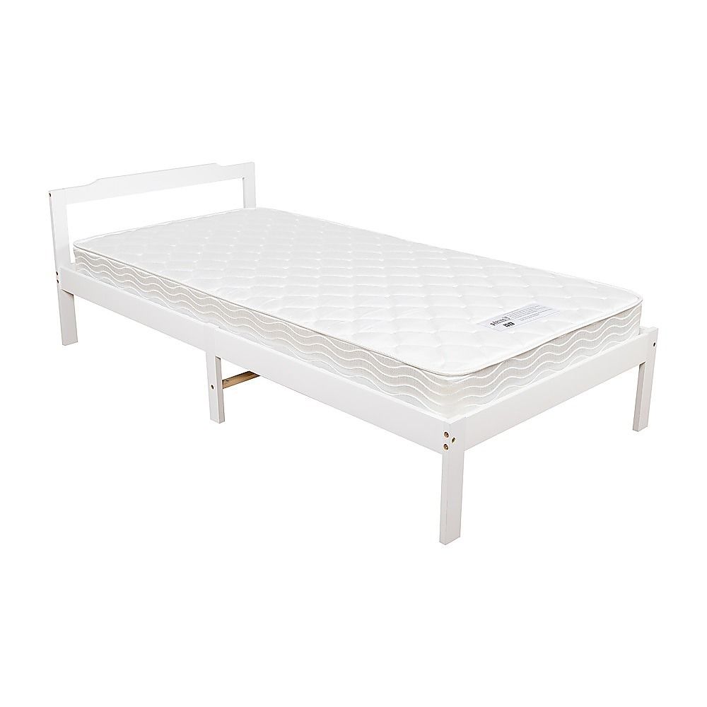Vietri Single Bed Frame, Natural
