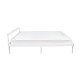 Double Wooden Bed Frame Home Furniture White