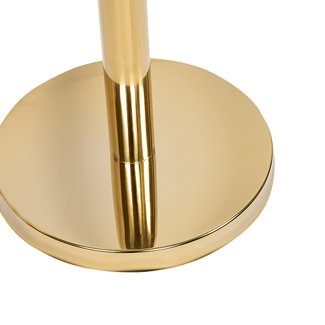 Gold crowd control queue barrier set with velvet ropes, view 8