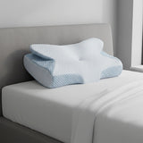 Soft Cervical Memory Foam Ergonomic Pillow — Neck Pain Relief, Spine Alignment — Allure Home Collections