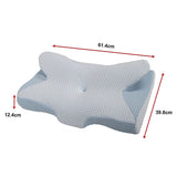 Soft Cervical Memory Foam Ergonomic Pillow — Neck Pain Relief, Spine Alignment — Allure Home Collections