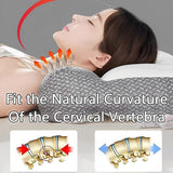 Cervical Ergonomic Memory Foam Contour Pillow — Neck Pain Relief, Washable — Allure Home Collections