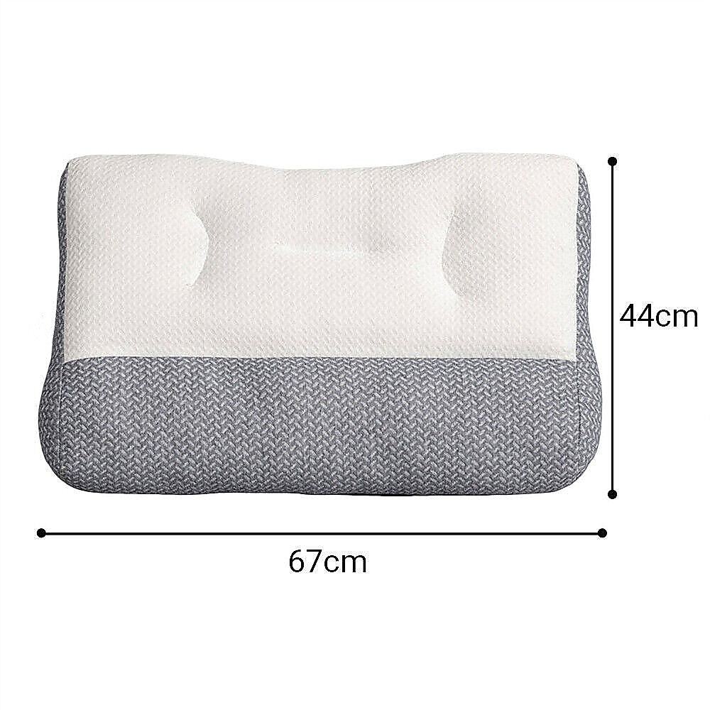 Cervical Ergonomic Memory Foam Contour Pillow — Neck Pain Relief, Washable — Allure Home Collections