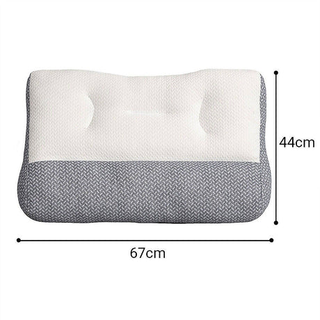 Cervical Ergonomic Memory Foam Contour Pillow — Neck Pain Relief, Washable — Allure Home Collections