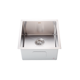 Handmade stainless steel kitchen and laundry sink 450x450mm