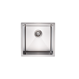Handmade stainless steel kitchen and laundry sink 450x450mm