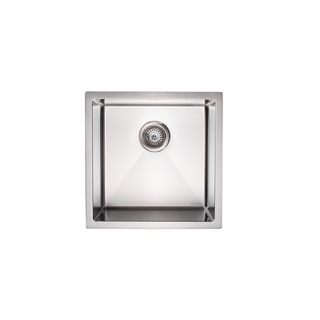 Handmade stainless steel kitchen and laundry sink 450x450mm