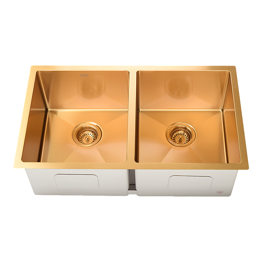 Handmade stainless steel kitchen and laundry sink 775x450mm