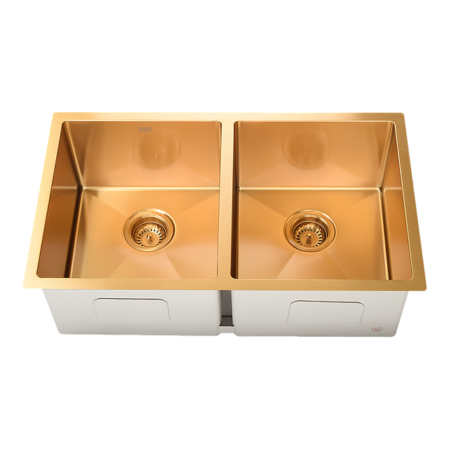Handmade stainless steel kitchen and laundry sink 775x450mm