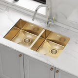 Handmade stainless steel kitchen and laundry sink 775x450mm