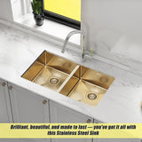 Handmade stainless steel kitchen and laundry sink 775x450mm