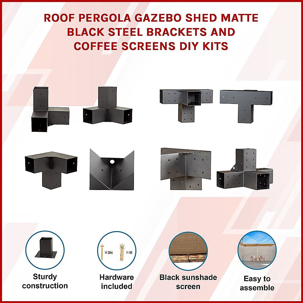 Wall mount bracket fixing a pergola beam to the exterior wall of a house