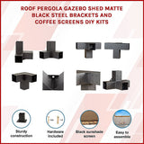 Wall mount bracket fixing a pergola beam to the exterior wall of a house