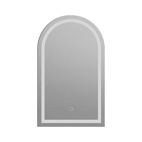 Arched LED Wall Mirror Bathroom Mirrors Makeup Anti-fog 600mm x 1000mm