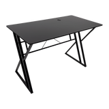 Lyneham black computer desk in a home office