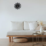 Modern Ribbon Wall Clock — 30cm Stainless Steel — Allure Home Collections