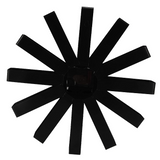 Modern Ribbon Wall Clock — 30cm Stainless Steel — Allure Home Collections