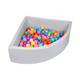 Soft velvet cover of corner ball pit playpen