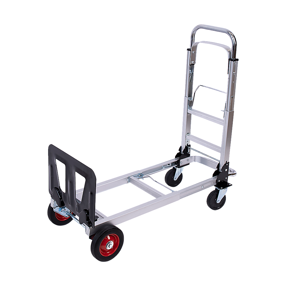 2 in 1 Folding Hand Truck Trolley 180kg Aluminium