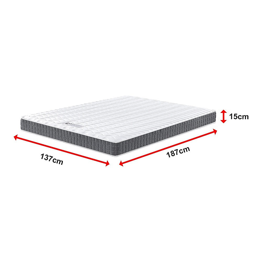 Medium Firm Innerspring Mattress, 15cm Double