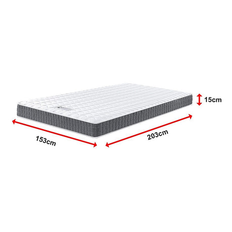 Medium firm innerspring mattress, 15cm queen