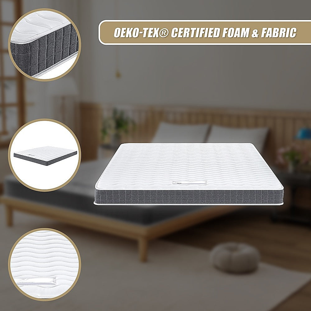 Medium firm innerspring mattress, 15cm king