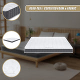 Medium firm innerspring mattress, 15cm king