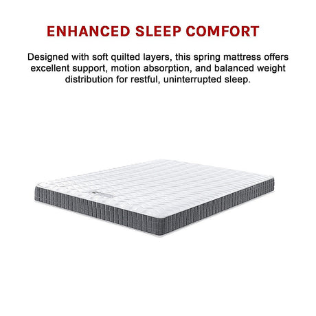 Medium firm innerspring mattress, 15cm king