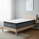 Euro top pocket spring mattress, 33cm single