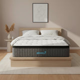 Euro top pocket spring mattress, 33cm king single