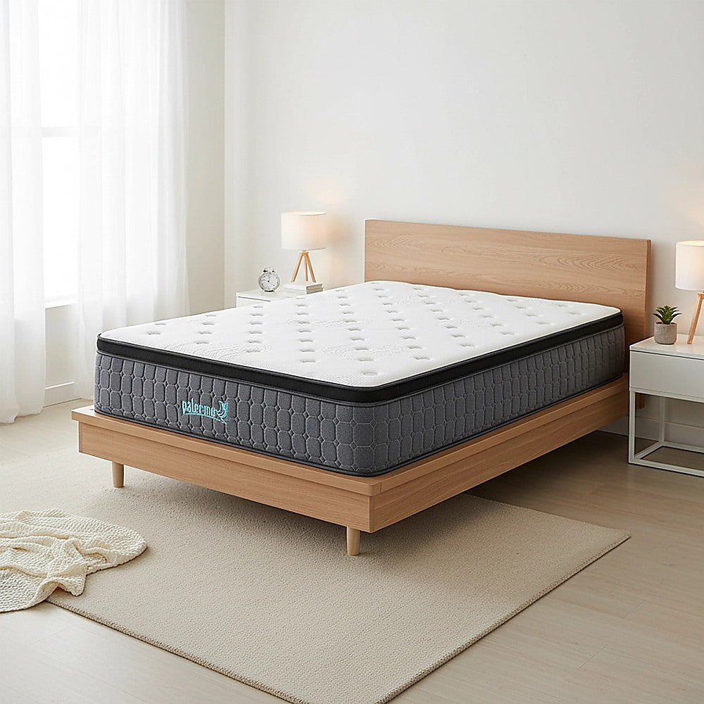 Euro top pocket spring mattress, 33cm king single
