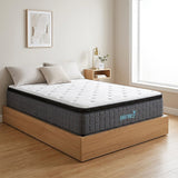 Euro top pocket spring mattress, 33cm queen