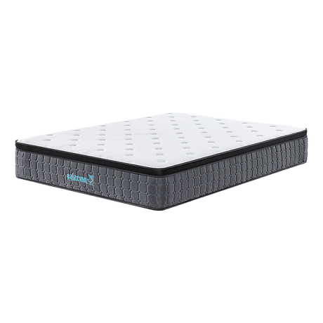 Euro top pocket spring mattress with CertiPUR-US foam, 33cm King