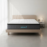Euro top pocket spring mattress with CertiPUR-US foam, 33cm King