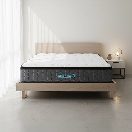 Euro top pocket spring mattress with CertiPUR-US foam, 33cm King