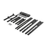 King single full metal bed frame assembly components — Allure Home Collections