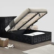 Double gas lift bed mechanism with frame — storage platform and sofa bed kit — Allure Home Collections