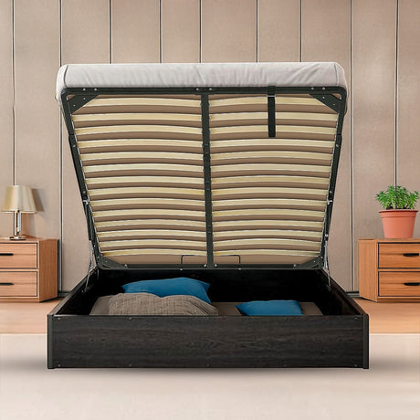Queen gas lift bed mechanism with frame — storage platform and sofa bed kit — Allure Home Collections