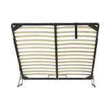 Queen gas lift platform showing flexible wooden slats — Allure Home Collections