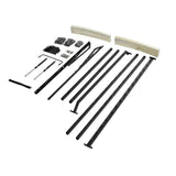 Queen gas lift bed frame showing 152 x 203cm Australian queen fit — Allure Home Collections