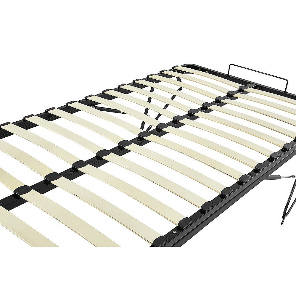 Gas lift storage platform assembled showing full proportions — Allure Home Collections