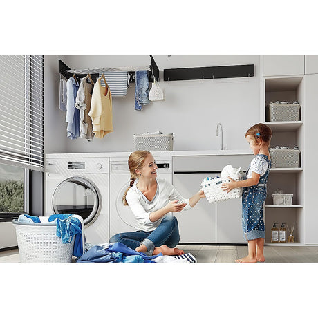 Collapsible Wall-Mounted Laundry Drying Rack