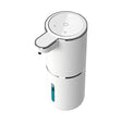 Automatic sensor soap dispenser with 380 mL capacity standing on a benchtop