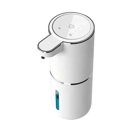 Automatic sensor soap dispenser with 380 mL capacity standing on a benchtop