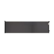 Retractable mesh baby safety gate in black
