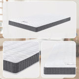 Medium Firm Hybrid Spring Mattress, King Single