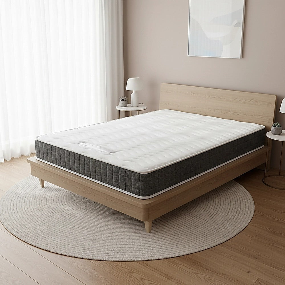 Medium Firm Hybrid Spring Mattress, King Single
