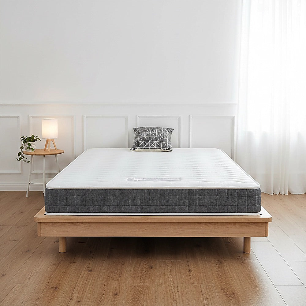 Medium Firm Hybrid Spring Mattress, King Single